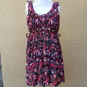 Multi-print sundress w/ pockets